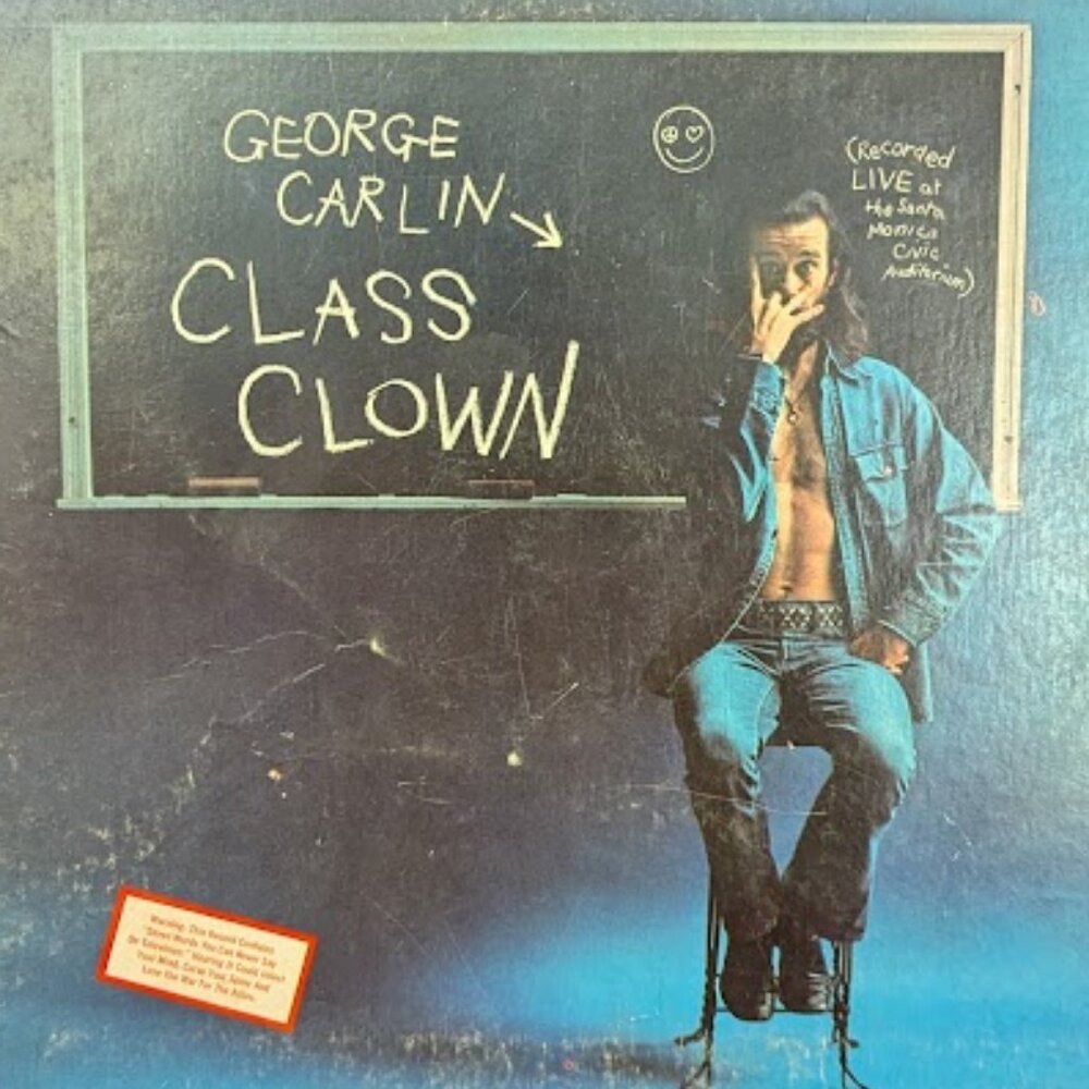 George Carlin ‎Class Clown Vintage Vinyl LP 1972 Little David Records LD-1004